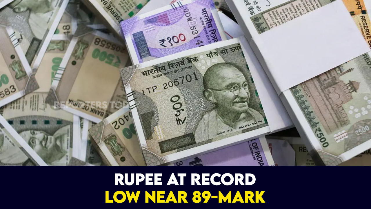 Rupee at record low near 89-mark - Reporters Today English